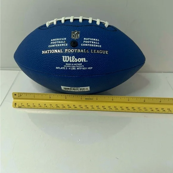 MINI Wilson "The Duke" MINI Football NFL AFC  Roger Goodell Commissioner Blue - Picture 4 of 4
